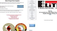 Desktop Screenshot of brpolicesupplies.com